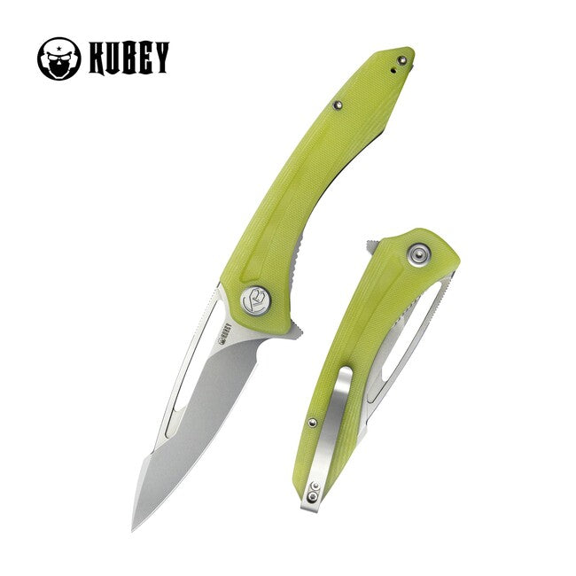 KUBEY Merced складаний ніж Yellow G10