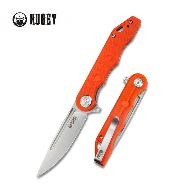 KUBEY Mizo складаний ніж orange G10