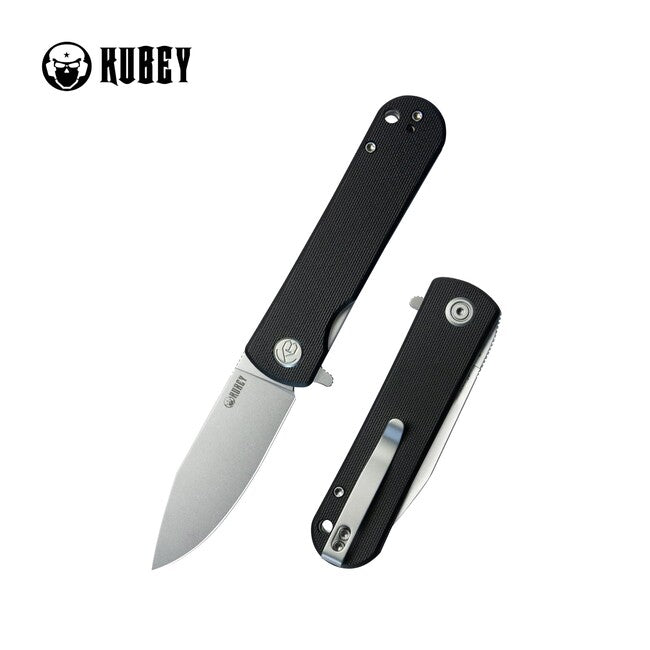 KUBEY NEO складаний ніж outdoor чорний G10