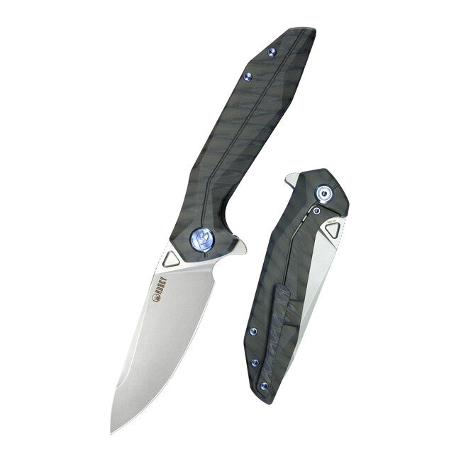 KUBEY Nova складний ніж, Flame Titanium