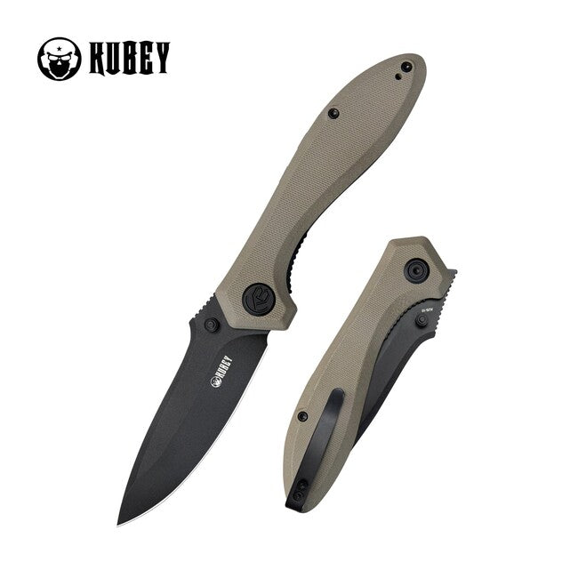KUBEY Ruckus складаний ніж, загарний & чорний