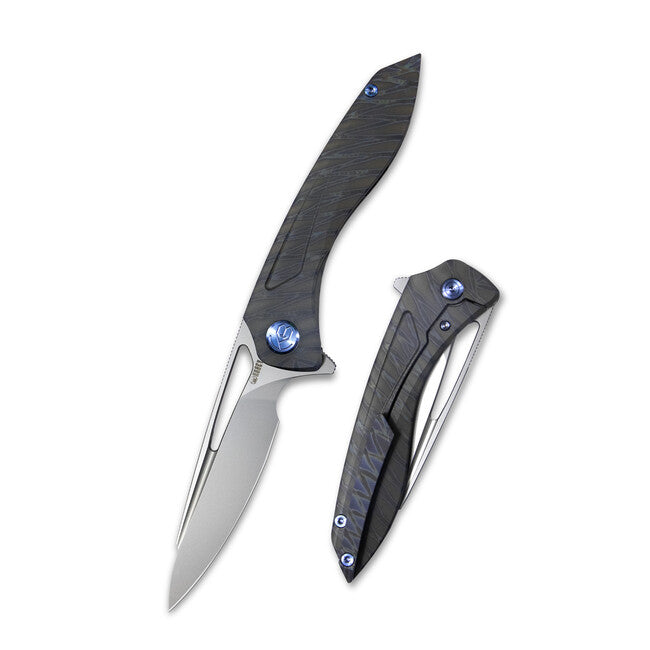 KUBEY Velocé ніж складаний Flame Titanium