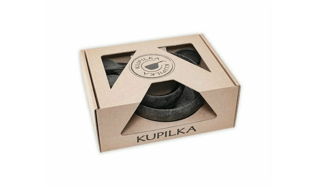 Kupilka Junior SET комплект посуду для походів, чорний