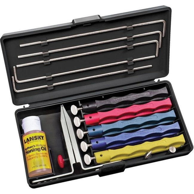 Lansky Deluxe Knife Sharpening System набір для заточування ножів 5 шт.