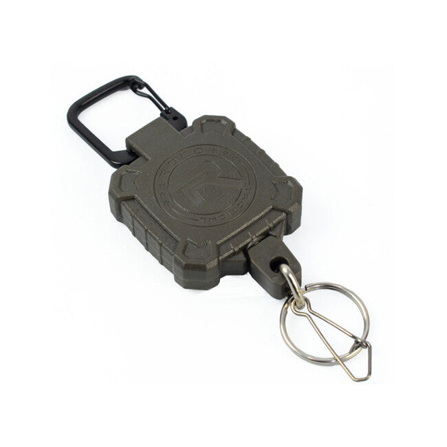 Leguon Keyhex карабін на ключі зі сталевим тросом, оливковий