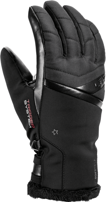 LEKI Snowfox 3D Women гірськолижні рукавиці зимові жіночі, чорні