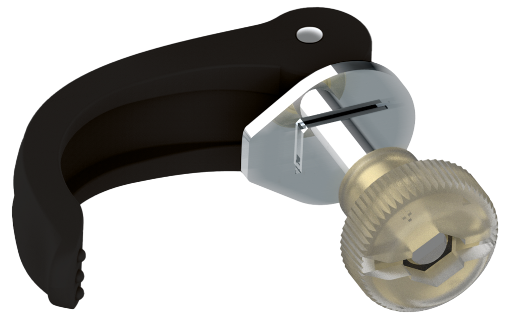 LEKI Speed Lock 1 Lever запасна деталь, чорна, 14|12 mm