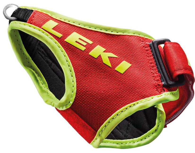 LEKI Frame Strap Shark петлі XS, неоново червоні/лаймово-зелені