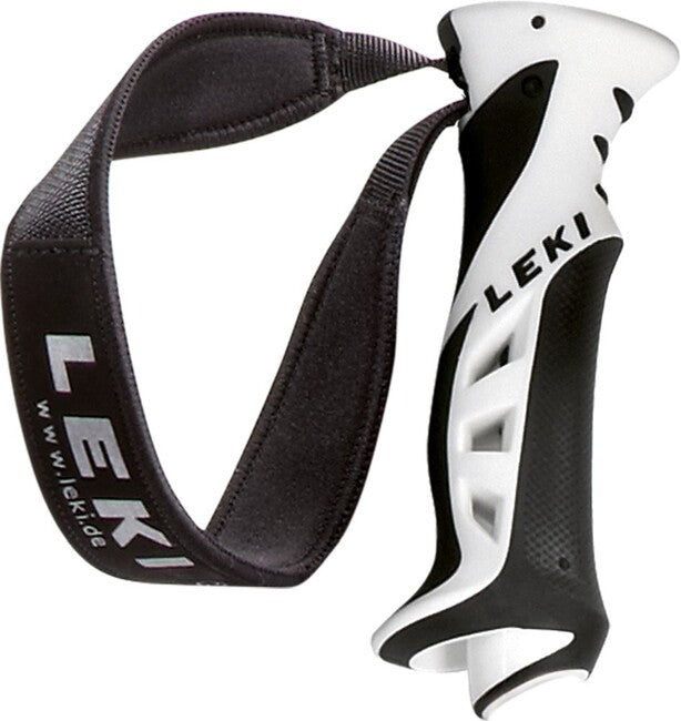LEKI рукавиці PAS-V2 Soft з петлею LSS-N 16 mm, біла/чорна