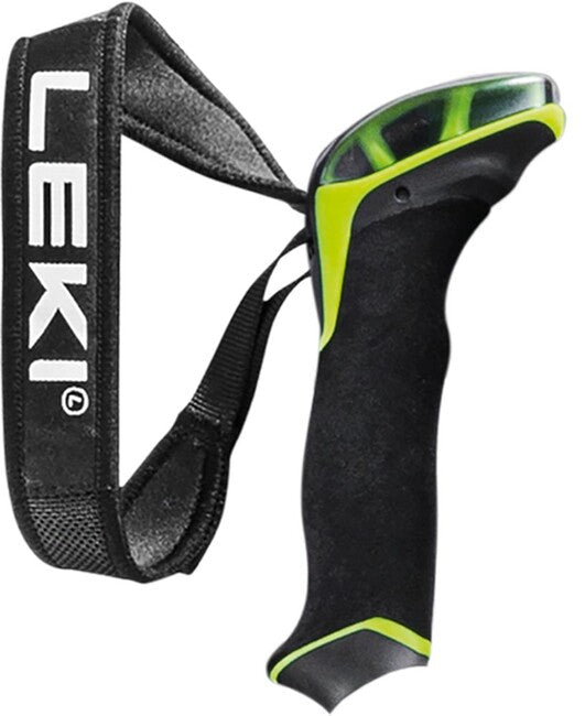 LEKI Aergo Air Foam рукавиці неопренові ремінці 18 мм, лаймово-зелені/чорні