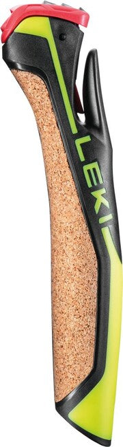 LEKI Nordic Shark Cork рукавиці 16,5mm, неоново-жовта/чорна