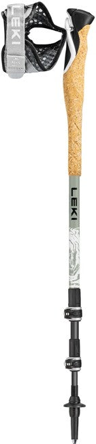 LEKI Cross Trail Carbon трекінгові палиці, біла-лісовий зелений-чорна, 100-135 см