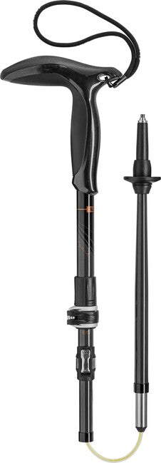 LEKI Legend Series Micro тренінгові палиці, натуральна вуглець-чорна-мідь, 85 - 100 см