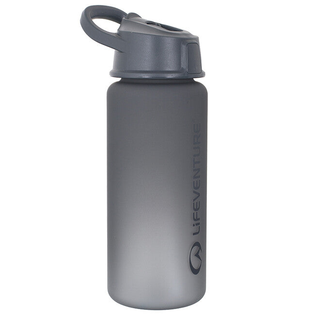 Lifeventure Flip-Top Water Bottle пляшка з соломинкою 750 ml, сіра