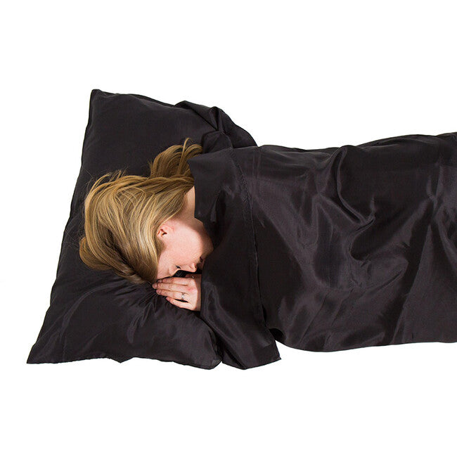 Lifeventure Silk Ultimate Sleeping Bag Liner шовкова вкладка до спального мішка, чорна