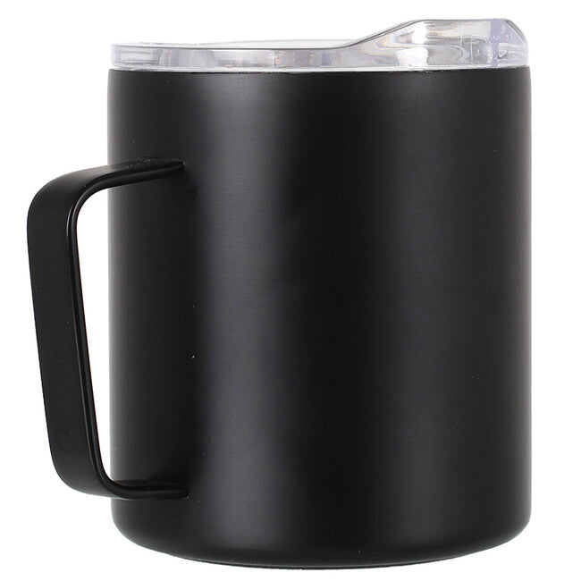 Lifeventure Insulated Mountain Mug термоізольований гірський металевий кухок з кришкою 350 ml, чорний