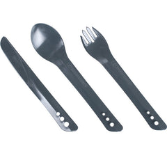 Lifeventure Ellipse прилад пластиковий Cutlery Set, графітовий