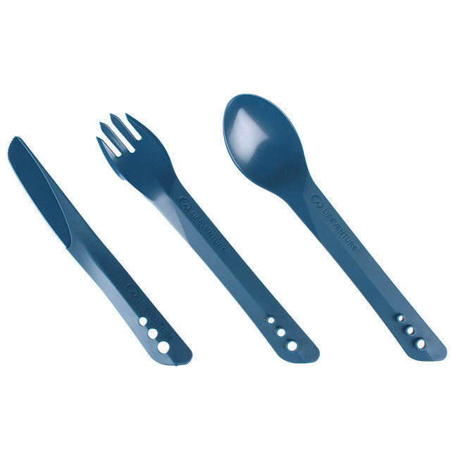 Lifeventure Ellipse Cutlery Set набір столових приборів пластиковий, темно-синій