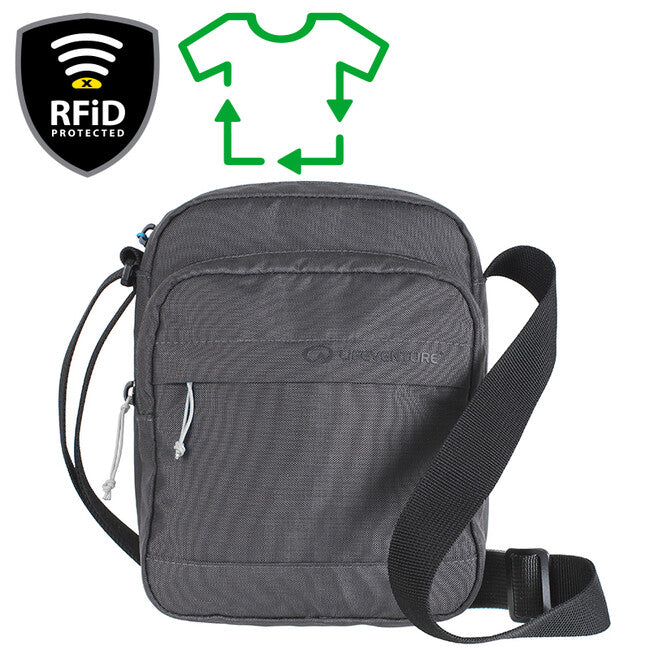Lifeventure RFiD сумка через плече, сіра