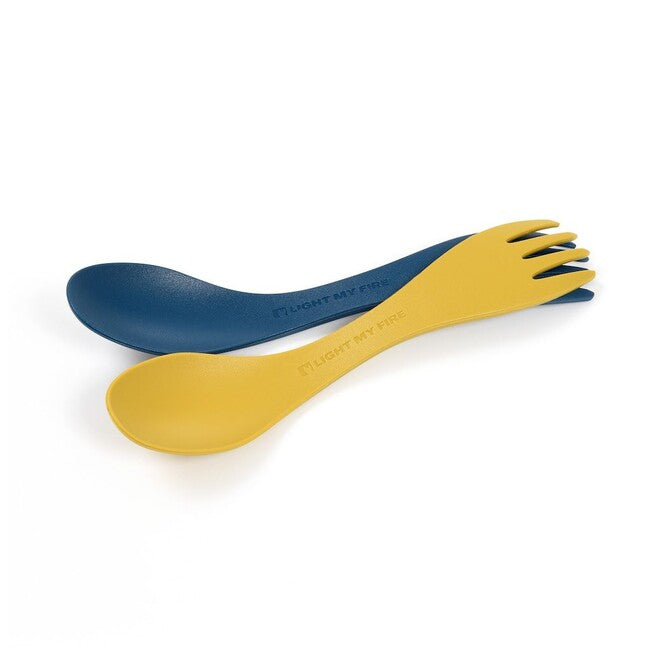 LIGHT MY FIRE spork little багатофункціональна лижка 2 шт., синя/рожева