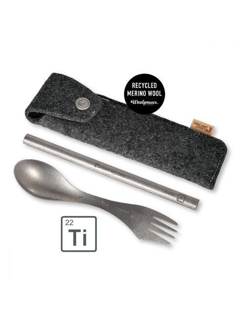 LIGHT MY FIRE Spork'n Straw Kit мультифункціональна ложка, титанова
