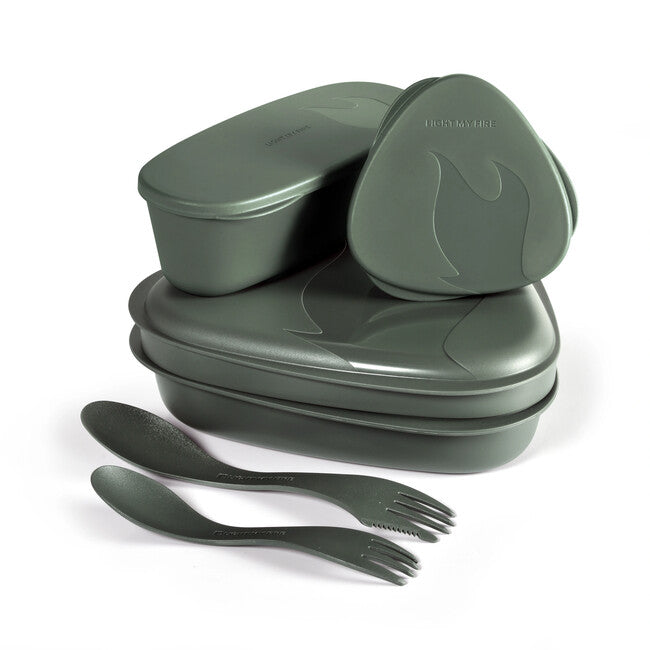 LIGHT MY FIRE LunchKit 2.0 обідова сада, зелена