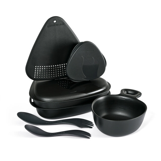 LIGHT MY FIRE Outdoor MealKit 2.0 обідний набір, чорний