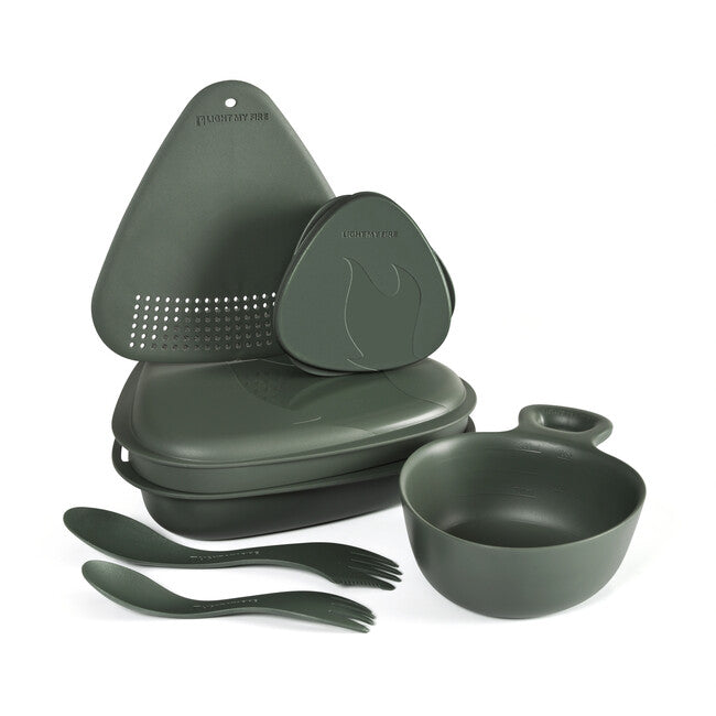 LIGHT MY FIRE MealKit 2.0 обідова сада Outdoor, зелена