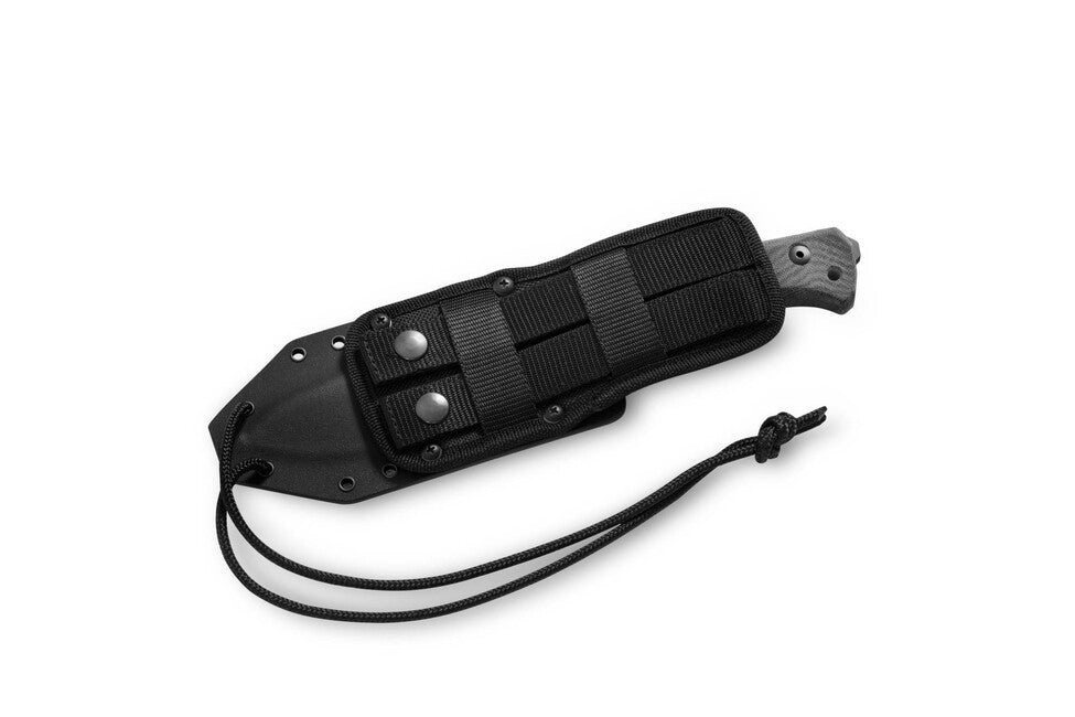 Lionsteel T6B довгий ніж з рукояттю з мікарти CVB CPM 3V, старий чорний