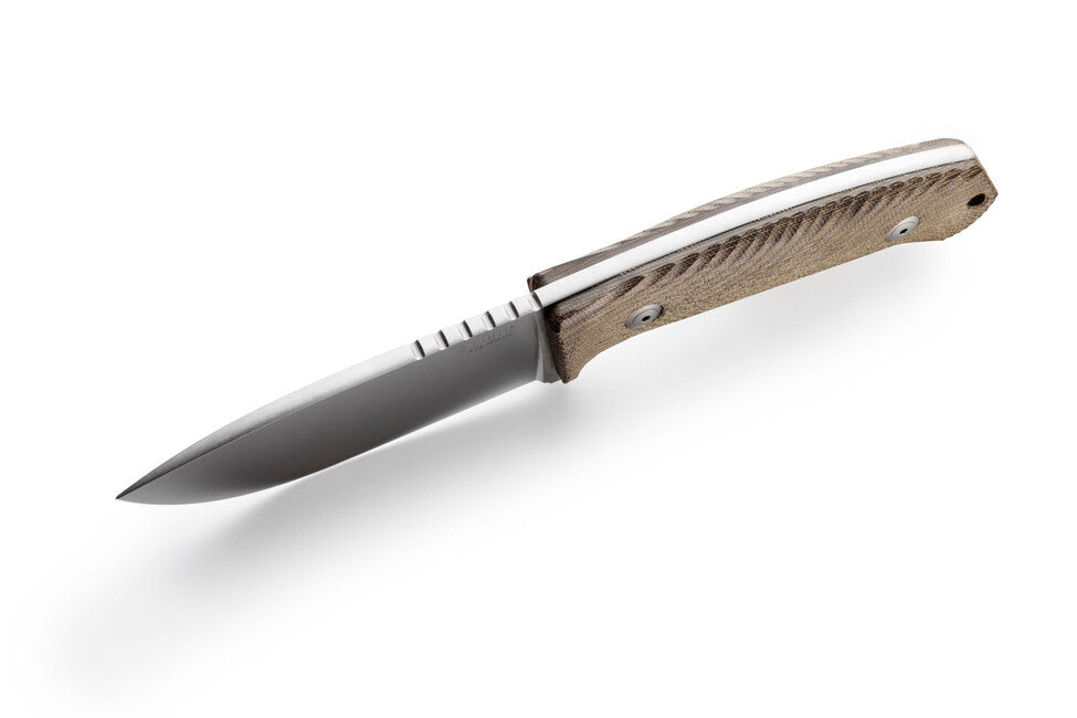 Lionsteel M3 мисливський ніж CVN з рукояттю з природного канвасу
