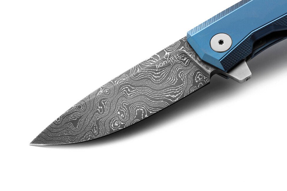 Lionsteel MYTO MT01D люксовий кишеньковий ніж з рукояттю з масивного титану чорний