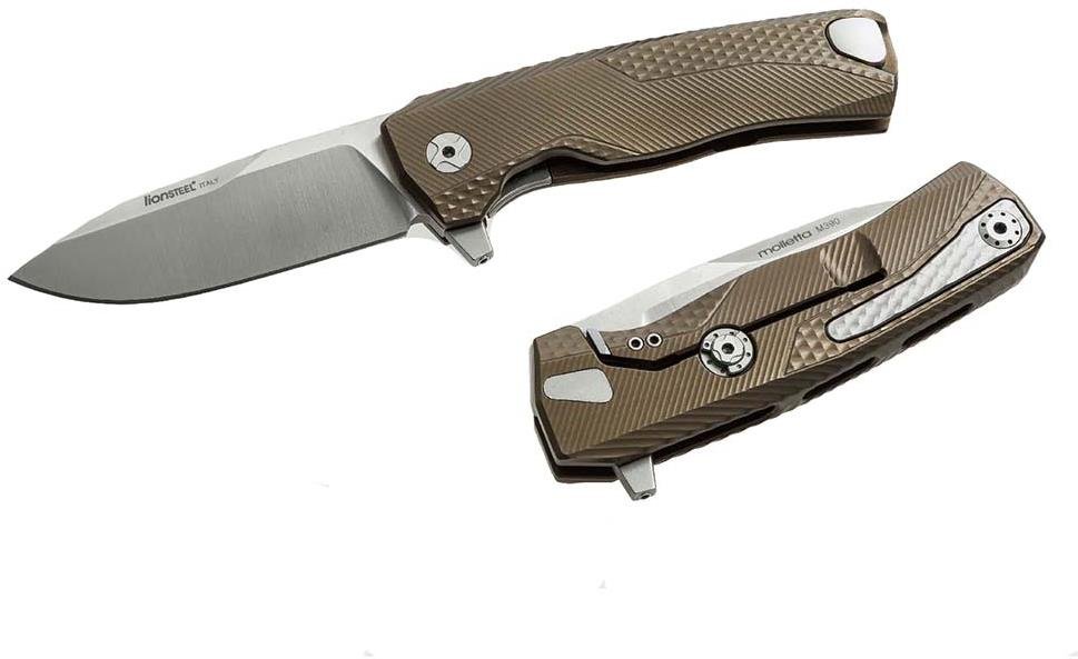 Lionsteel ROK B розкішний кишеньковий ніж з рукояттю з масивного титану