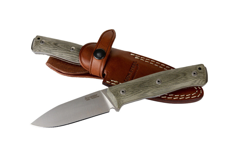 Lionsteel B35 CVG ніж bushcraft з твердим лезом із сталі Sleipner typ