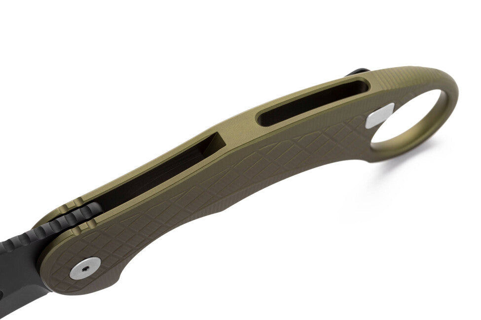 Lionsteel L.E. ONE 1 A GB карамбіт зелений/хімічно чорний розроблений у співпраці з Emerson Design