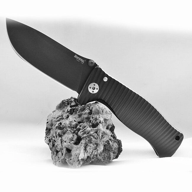 Lionsteel SR1A надійний складаний ніж із чорненим лезом, BB