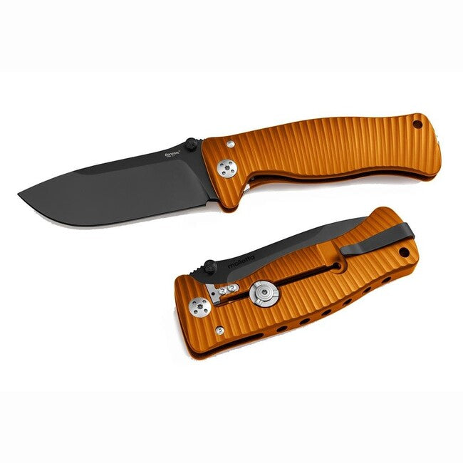 Lionsteel SR1A кишеньковий ніж, міцний, з чорненою клинком OB