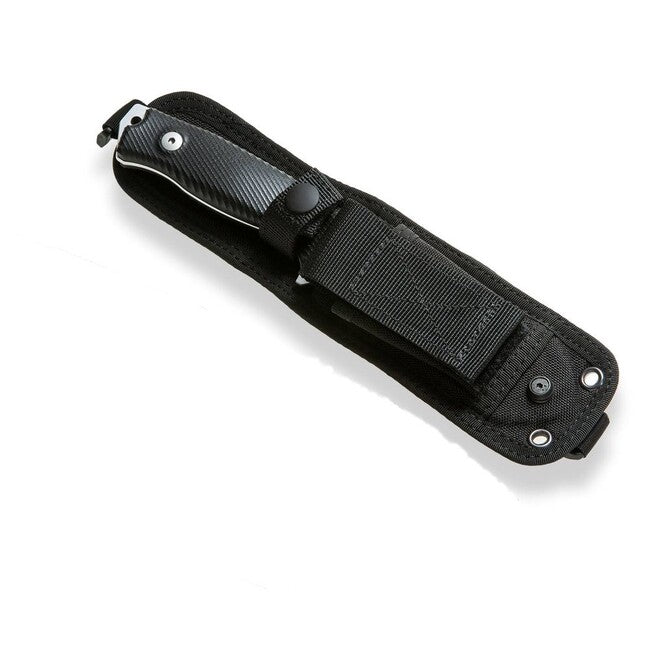 Lionsteel M5B кинджал G10 великий для добровольців виконаний чорним лезом поставляється, чорне лезо, включаючи шкіряний чохол