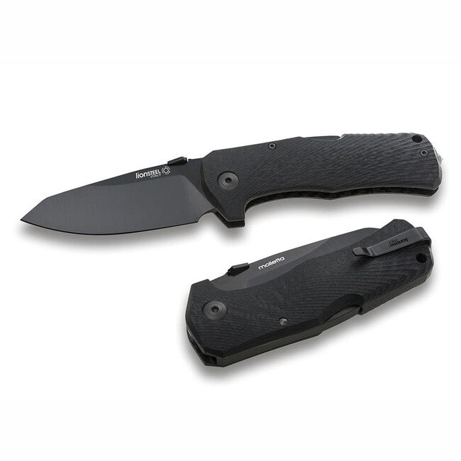 Lionsteel TM1 складний ніж надзвичайно надійний з чорним лезом CB