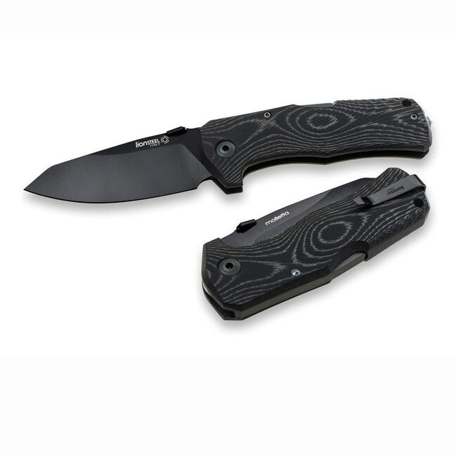 Lionsteel TM1 MB надзвичайно надійний кишеньковий ніж із чорним лезом