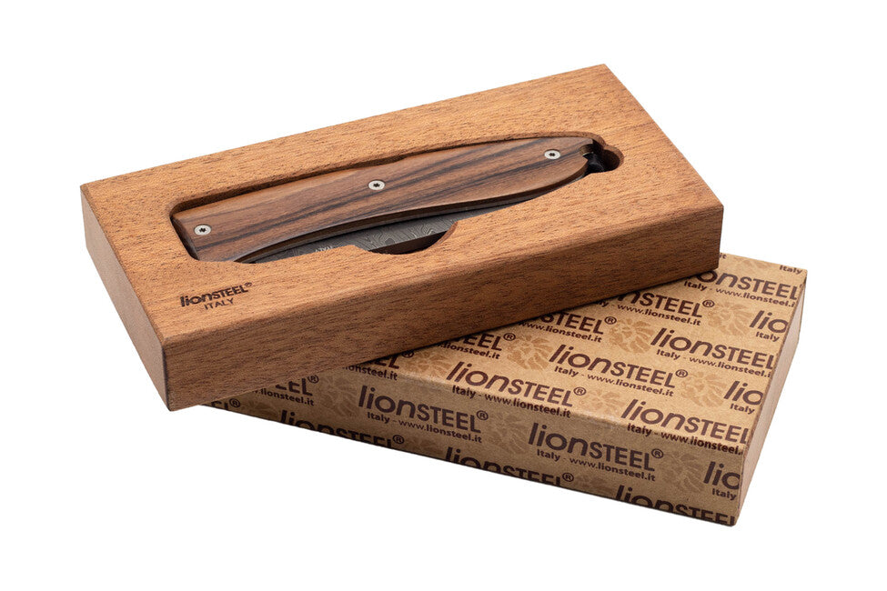 Lionsteel Opera складний ніж з дамаськой сталлю 8800D-ST