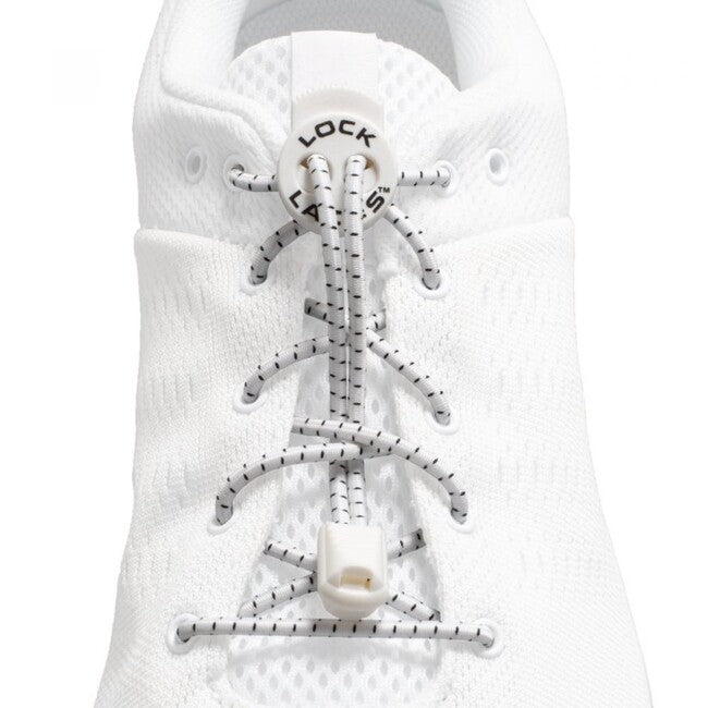Lock Laces шнурки для взуття, білі