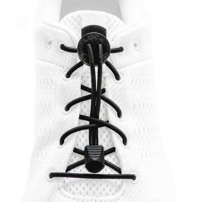 Lock Laces шнурки для взуття, чорні
