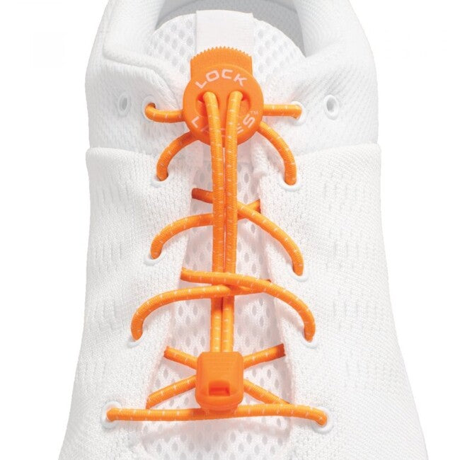 Lock Laces шнурки до взуття, помаранчеві