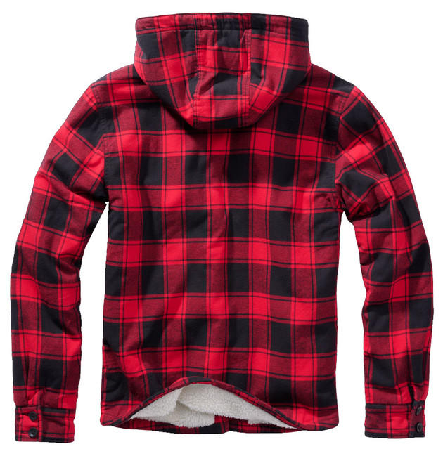 Brandit Lumberjacket софтшел куртка з капюшоном, чорно-сіра
