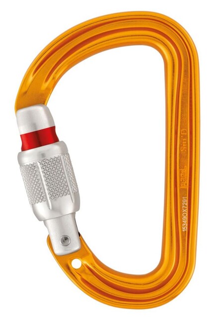 Petzl SM'D карабін Screw-Lock зі гвинтовою страховкою, срібний
