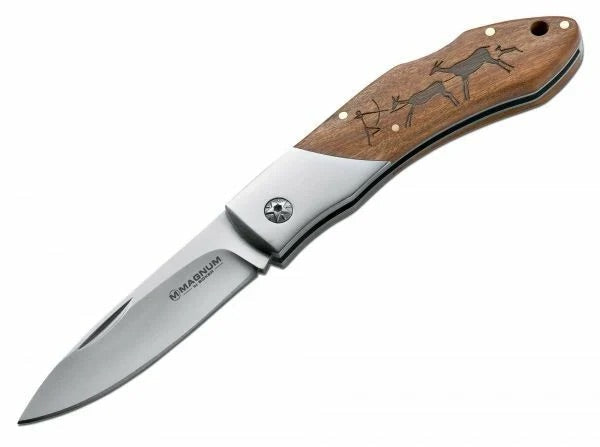 Magnum Caveman Steel складаний кишеньковий ніж, 8,2 см, коричневий
