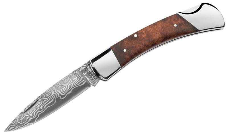 BÖKER® Magnum Damascus Lord складаний ніж 9,2 см, дамаськ, коренева деревина