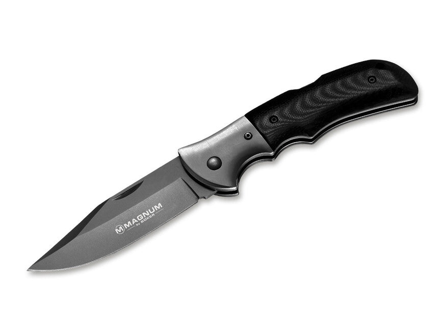 BÖKER® Magnum Gray Eminence ніж Micarta, чорний, 8,5 см