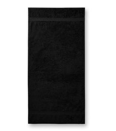 Malfini Terry Towel лицьовий рушник з бавовни 50x100см, чорний