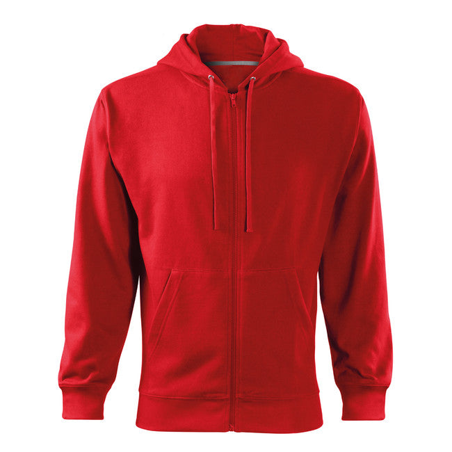 Malfini Trendy Zipper світшот чоловічий 300g/m2, червоний
